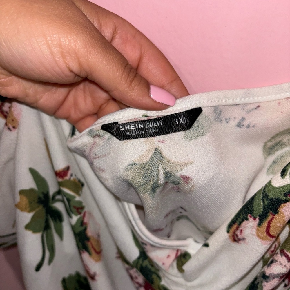 SHEIN Curve Floral Dress 3XL